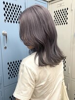 サンク 原宿 表参道(cinq)&nbsp;ラベンダーグレージュピンクアッシュショートウルフレイヤーボブ