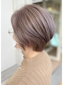 ハイトーン/ベージュカラー/ラベンダーベージュ/50代/60代