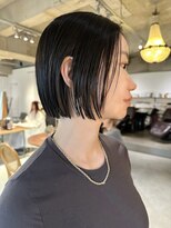 パーク(PARK)&nbsp;ミニボブショートボブ黒髪ボブ顔まわりカット