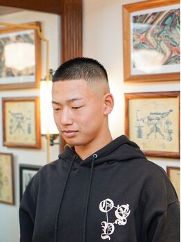 バーバーショップ ダリー(BARBERSHOP DALIE)の写真/ハンサムメンズカット ・いいムードのバーバー ・フェード/シェービング/パーマ ・JR奈良/近鉄奈良/新大宮