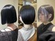 スピンヘアー 桂店(Spin hair)の写真/大人可愛い美フォルムショートで,小顔魅せ効果◎[桂/大人女性/トリートメント/髪質改善/ヘッドスパ/艶髪]