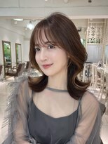 フォルテ 表参道店(FORTE)&nbsp;【フォルテ千鶴】透明感カラー/小顔/縮毛矯正/オリーブグレー