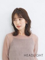 アーサス ヘアー デザイン 新潟新発田店(Ursus hair Design)&nbsp;ミディアムレイヤーウルフボブレイヤーチャコールグレー小顔黒髪