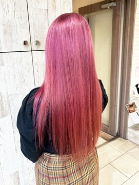 ビビットピンク/派手髪/ピンクラベンダー/推しカラー/仙台