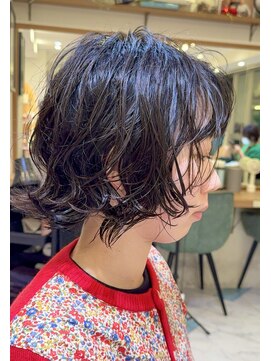 ロンド パルティール 大宮(Lond partir) 大人ガーリー/レイヤーショート/前髪白髪/20代30代40代50代/大宮