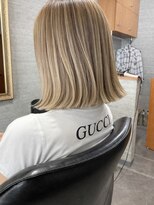 モルト 麻生(molt) バレイヤージュ ボブ