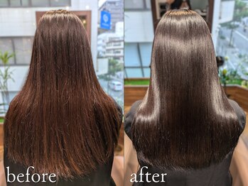 アイスタイルプレミアム フジ三篠店(I STYLE premium)の写真/【オーガニックカラー×髪質改善カラー】で、髪と頭皮を傷ませず優しくカラーをしながら艶髪になれる♪