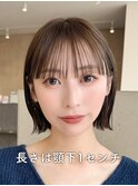 ミニボブ/パツっとボブ/イメチェン/髪質改善/自由が丘