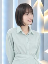フォト 新宿三丁目(foto)&nbsp;髪質改善縮毛矯正地毛風ストレート切りっぱなしボブ