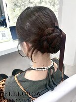 ベルグロー 原宿(BELLEGROW)&nbsp;リボンタイトシニヨン