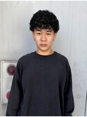 メンズパーマ／ショートプードルパーマ/プードルパーマ/横浜駅