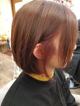 アンド ナップ(nap) インナーカラー　ボブ