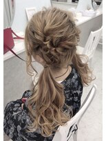 ヘアーセットサロン ピンキー(Hairset Salon Pinky) Pinky.ツインテールアレンジヘア