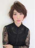 ナチュラル小顔ショート♪
