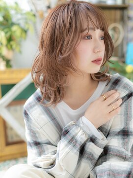 カバーヘア ブリス 大宮西口(COVER HAIR bliss) 大人かわいいアッシュピンク小顔くびれヘアc大宮