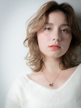 カバーヘア ブリス 上尾西口店(COVER HAIR bliss) 小顔センターパート外国人風フレンチガーリーw上尾20代30代40代