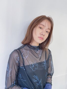 バド(bado) 秋冬ベージュ×シースルーバング