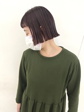 エンドリンク(endlink) パープルピンク×ぱつっとボブ