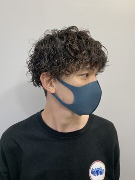 メンズヘアトーキョー 原宿(MEN'S HAIR TOKYO) 【スパイラルパーマ】ツーブロック/刈り上げマッシュ