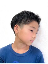 黄ぐまくん美容室 キッズカット ツーブロック