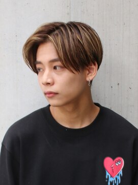 アソビ 表参道(ASOBI) ナチュラルセンターパート　ハイライト