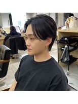 ニコフクオカヘアーメイク(NIKO Fukuoka Hair Make)&nbsp;「NIKO」長めセンターパート　大人ミディアム　福岡天神