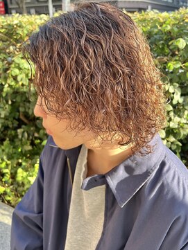 リコ ヘアアンドリラクゼーション 名駅店(LICO HAIR＆RELAXATION) 波巻きスパイラル、ウルフヘア　名古屋駅/名駅/メンズ