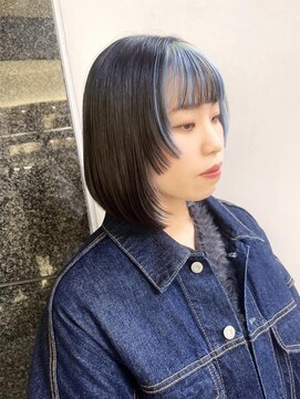 フェイス 石川町 (FACE) パツっと切りっぱなしコンパクトボブ/HONOKA