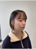 小顔カット/イヤリングカラー/まろやかベージュ