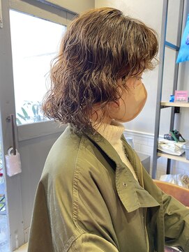 フェンヘアーアイス 中目黒(Fen.hair ici) くせ毛風カールデジタルパーマヘルシースタイル大人美人