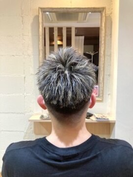 ヘアーデザイン ロッタ(hair design lotta) 【hair desidgn lotta】　メンズフェードスタイル×ハイライト