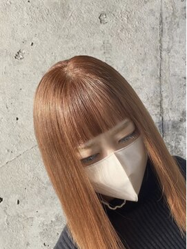ヘアーデザイン グランツ 平成店(hair design Granz) ダブルカラーで叶うオレンジベージュ