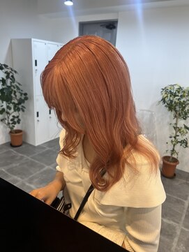 ペレ 栄店(PELE) 前髪/アンブレラカラー/こなれミディ/イメチェン/ウェーブパーマ
