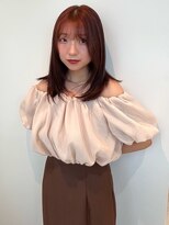 ジーナ 天王寺(Zina)&nbsp;ピンクカラー×レイヤーカット