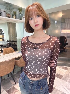 ロンド ロビン 栄(Lond robin) 韓国/前髪/縮毛矯正/レイヤー/ショートボブ