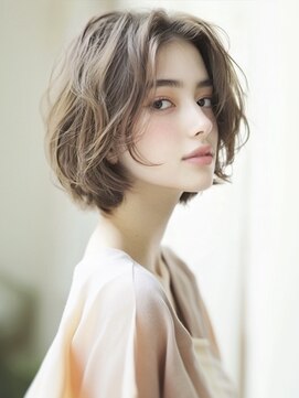 アルトリスト(Altruist Aging×HAIR&SPA) ☆イメチェンピンクベージュアンブレラカラー前髪クールショート