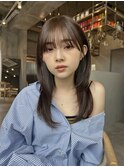 顔まわりレイヤー/透明感カラー/似合わせカラー