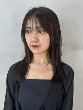 アイティーバイアルバム 下北沢店(IT by ALBUM) ミディアム前髪カット顔周りレイヤー_ba531641