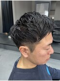 爽やかショート　刈り上げ　フェード