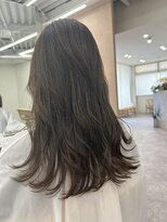 ピシェ ヘア デザイン(Piche hair design)&nbsp;カーキブラウン×セミロング
