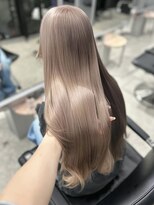 ペレ 梅田(PELE) くびれヘア/アプリコットオレンジ/夏のヘアアレンジ/梅田