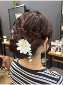 【ヘアアレンジ】暗めカラー/グランマッシュ/鎌取/林愛華