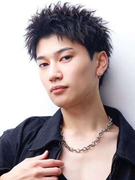 リップス 表参道店(LIPPS) スパイキーショート【黒髪束感】