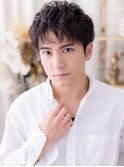 黒髪ルーズパーマ爽やかアクティブショートa上尾20代30代40代