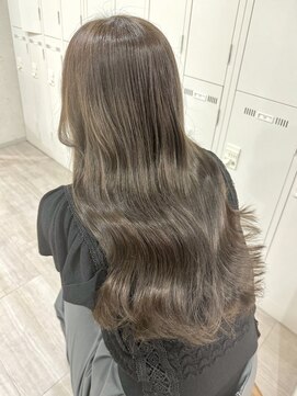 ライズ ネックス ザ サロン 渋谷(LIZE nex the salon) ヘーゼルグレージュ［#渋谷駅 #韓国 #髪質改善］