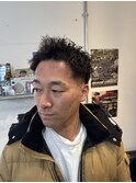 テーパーフェード×ツイストパート