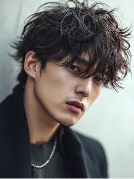 メロリッチ(MELLORICH) 男を上げる【黒髪×ウェット】強めツイストスパイラル