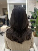 レイヤーカット×ブラウンベージュ×髪質改善