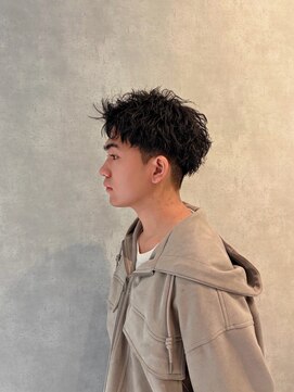 メンズサロン ルーブ 新潟(メンズサロンLOOB) 刈り上げセンターパートメンズツーブロックメンズパーマ