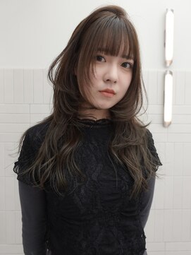 バロック(BAROQUE) ロングレイヤー／オリーブブラウン